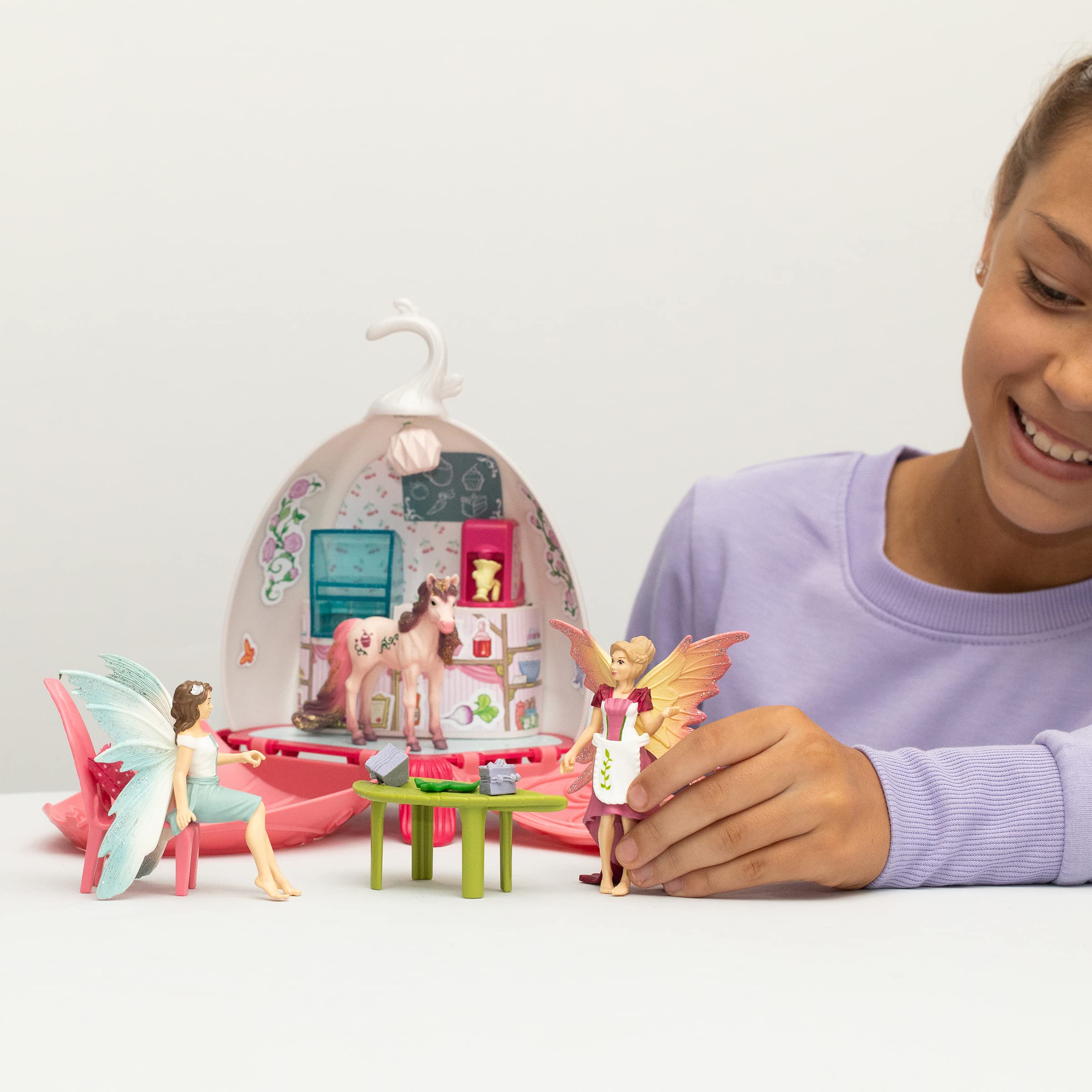 Foto 5 pulgar | Set De Juego Schleich Bayala Fairy Café Blossom Con 14 Piezas - Venta Internacional.
