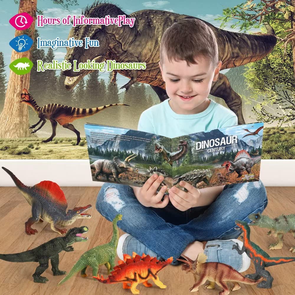 Foto 5 pulgar | Figuras Realistas De Dinosaur Toys Fruse Jurassic Era, 12 Unidades - Venta Internacional.