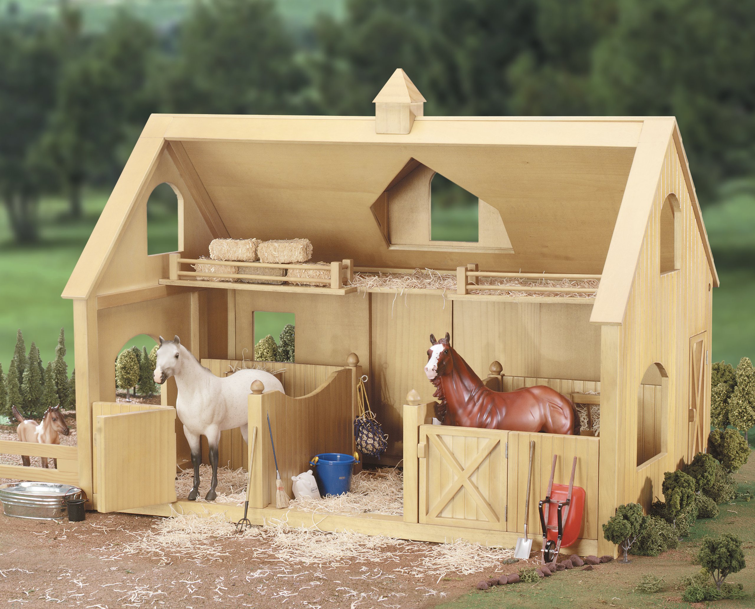 Foto 5 | Granero De Madera Para Caballos Toy Model Breyer Traditional Deluxe Con Cúpula - Venta Internacional.