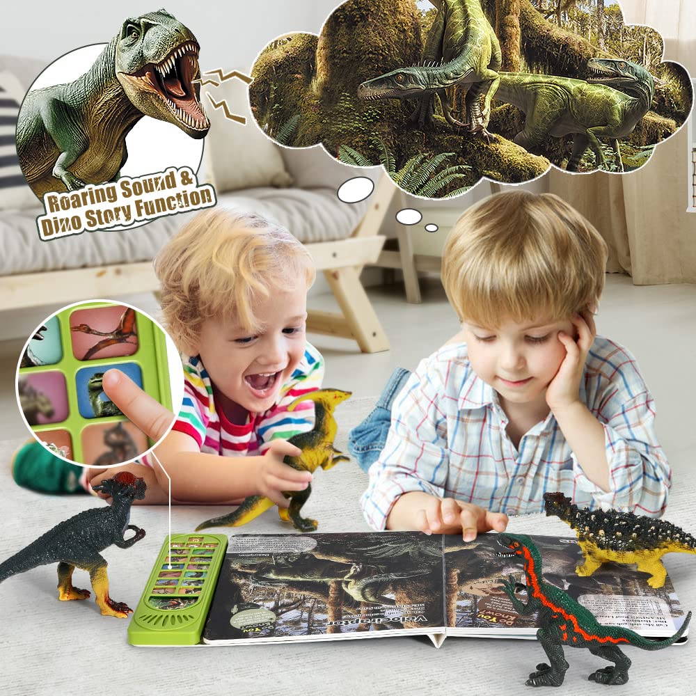 Foto 4 pulgar | 12 Figuras De Dinosaur Toys Fruse Con Libro Electrónico De Dinosaurios, De 3 A 5 Años - Venta Internacional.