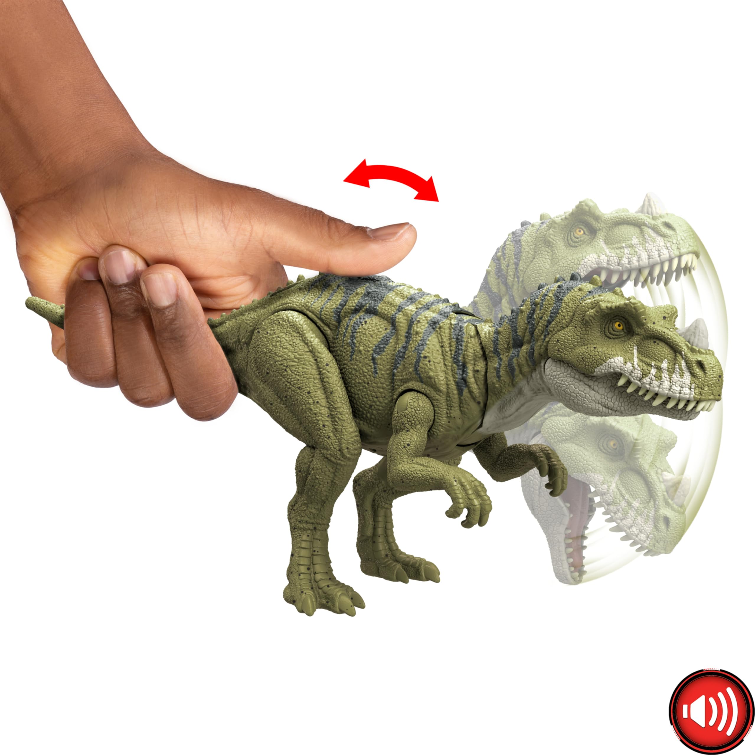 Foto 4 pulgar | Figura De Dinosaurio Jurassic World Wild Roar Ceratosaurus Toy - Venta Internacional.