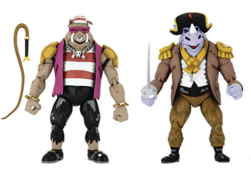 Figura de Acción Neca Tmnt Turtles In Time Pirate Bebop & Rocks - Venta Internacional