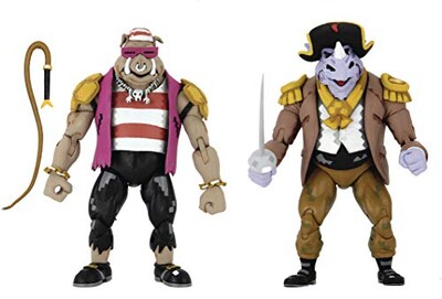Foto 1 | Figura de Acción Neca Tmnt Turtles In Time Pirate Bebop & Rocks - Venta Internacional