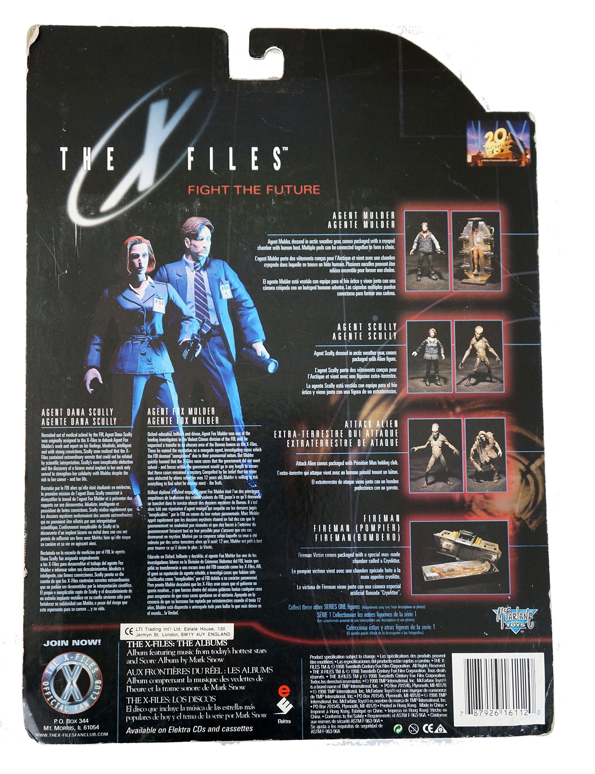 Foto 4 pulgar | Figura de Acción McFarlane Toys The X Files-Venta Internacional