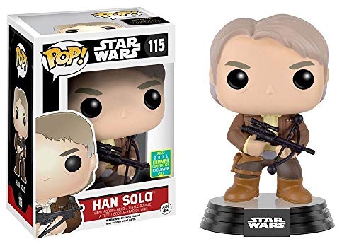 Funko Pop Star Wars Han Solo Con Chewbacca Bowcaster Sdcc - Venta Internacional