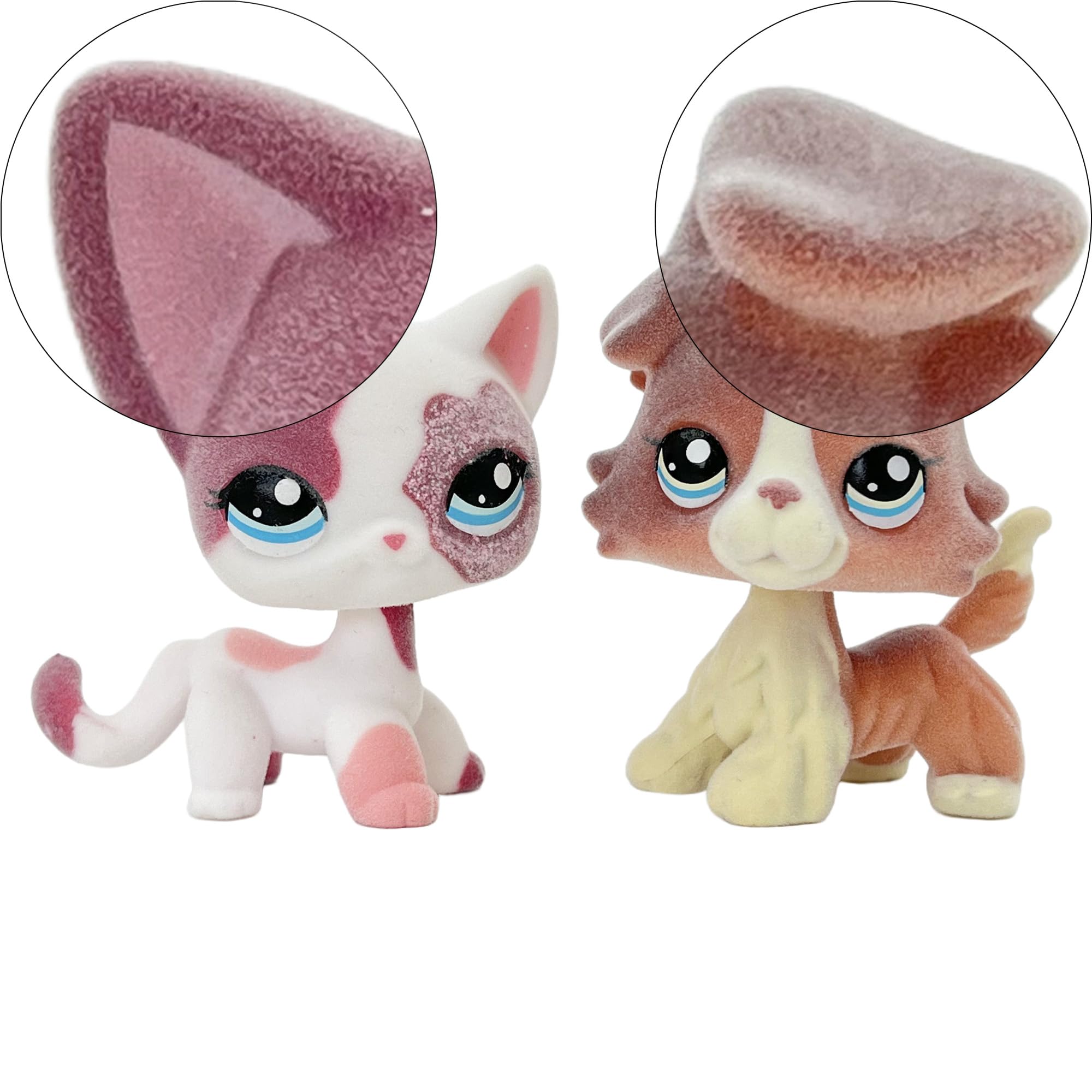 Figura De Animal Flocado Hecha A Medida De Toy Pet Shop, Pvc, 5 Cm - Venta Internacional.