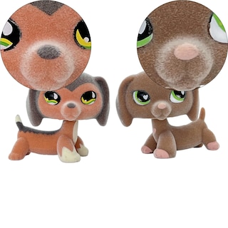 Foto 1 | Figuras De Perro Salchicha Flocado De Juguete, 5 Cm, 2 Unidades Para Niños - Venta Internacional.