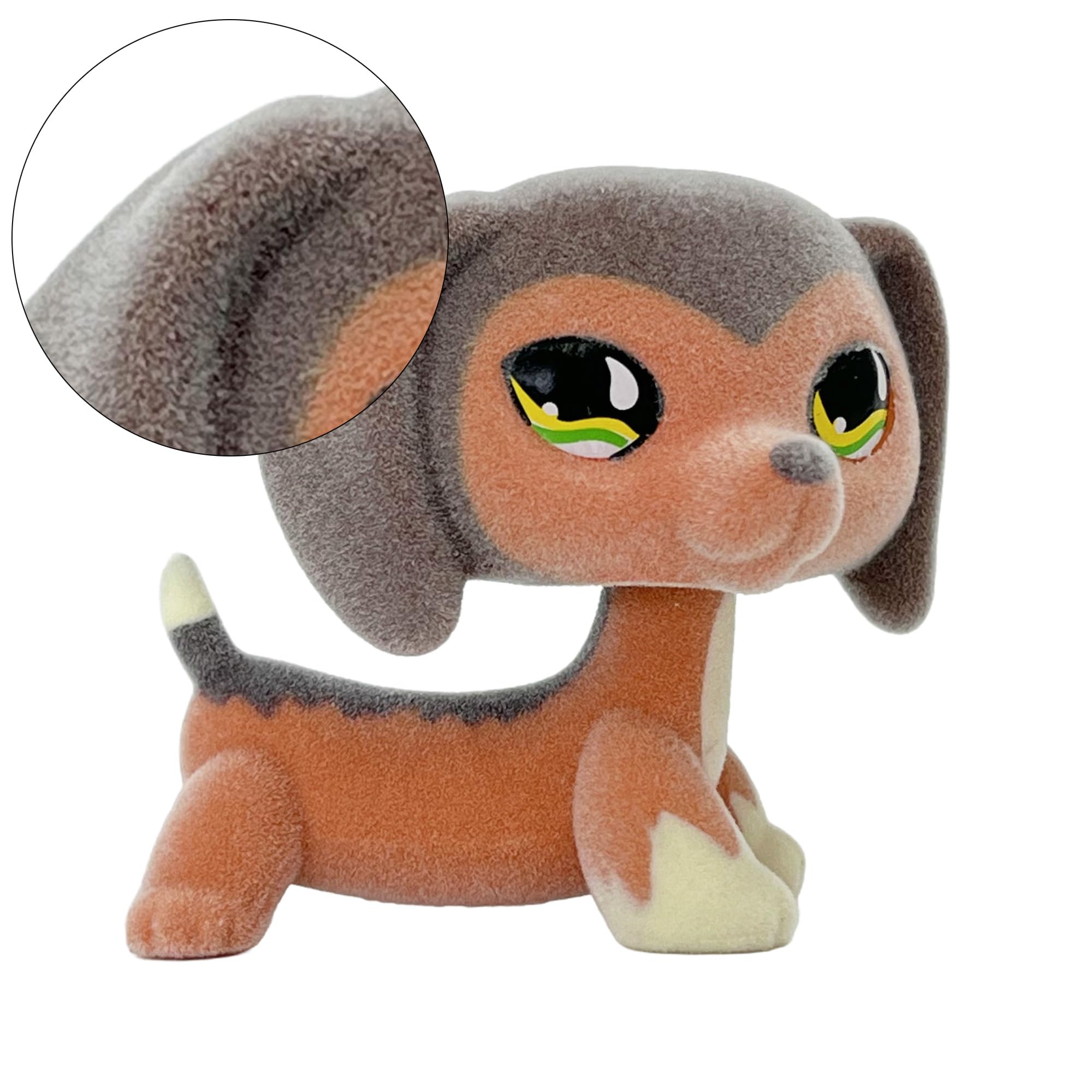Foto 3 pulgar | Figuras De Perro Salchicha Flocado De Juguete, 5 Cm, 2 Unidades Para Niños - Venta Internacional.