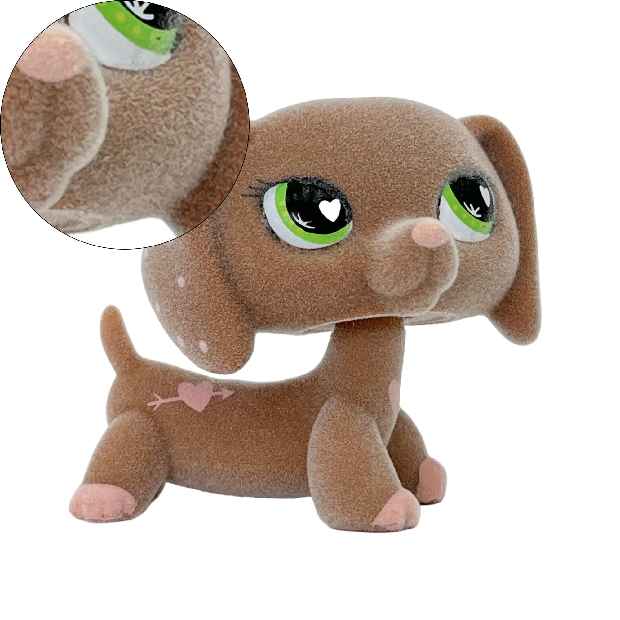 Foto 4 pulgar | Figuras De Perro Salchicha Flocado De Juguete, 5 Cm, 2 Unidades Para Niños - Venta Internacional.