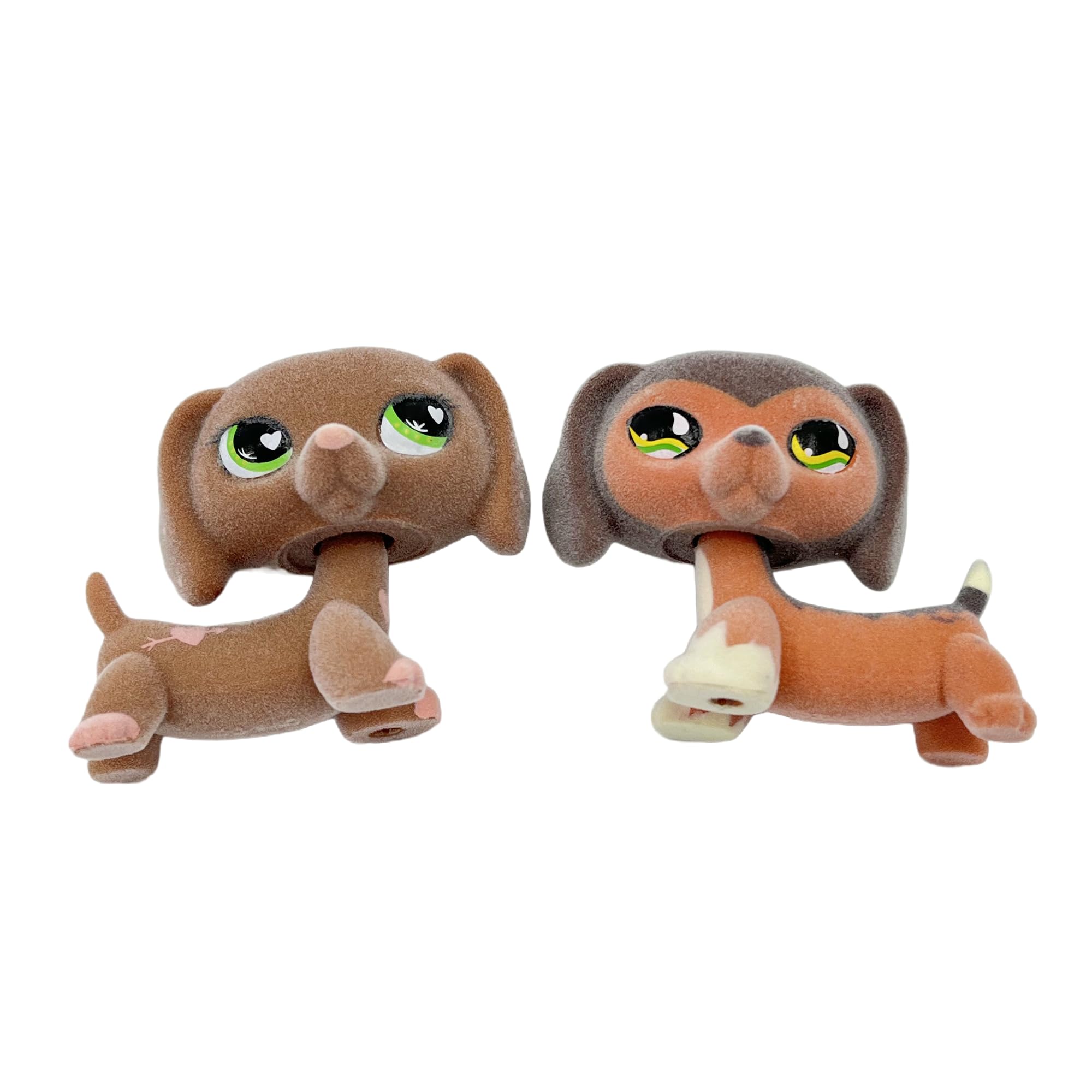 Foto 6 pulgar | Figuras De Perro Salchicha Flocado De Juguete, 5 Cm, 2 Unidades Para Niños - Venta Internacional.