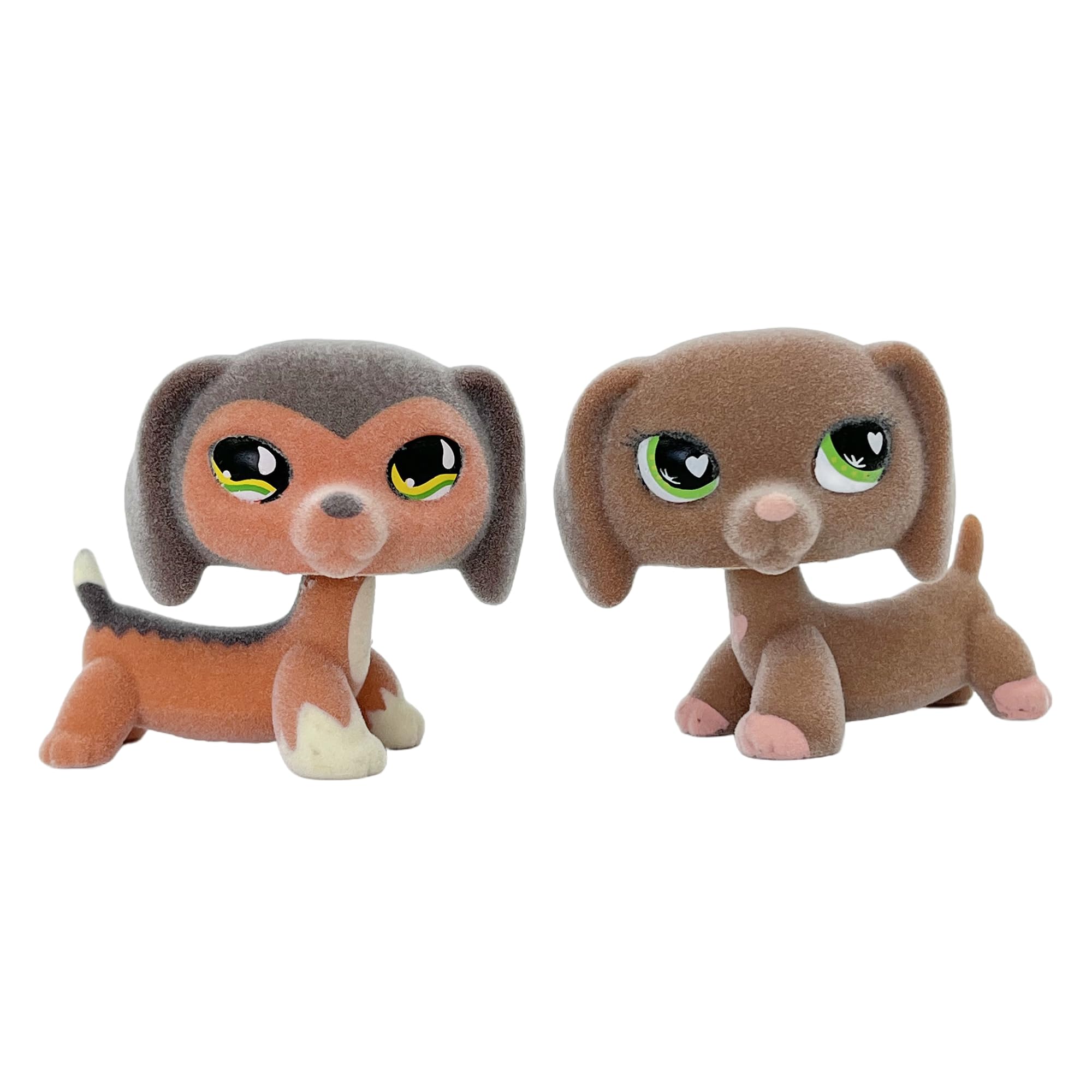 Foto 7 pulgar | Figuras De Perro Salchicha Flocado De Juguete, 5 Cm, 2 Unidades Para Niños - Venta Internacional.
