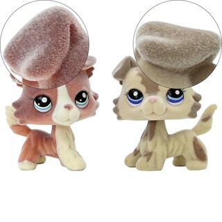 Foto 1 | Figura De Juguete Hecha A Medida Con Forma De Animal Collie, 5 Cm, 2 Unidades - Venta Internacional.
