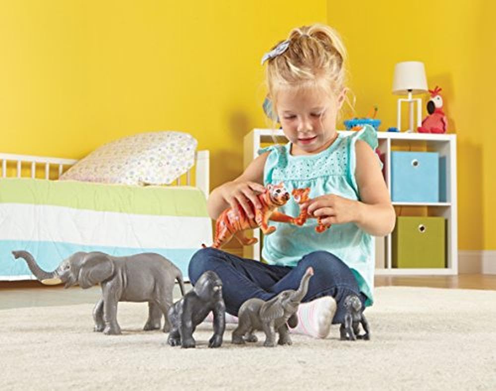 Foto 4 pulgar | Recursos De Aprendizaje Sobre Juguetes Jumbo Jungle Animals 6 Animals 2+ - Venta Internacional.