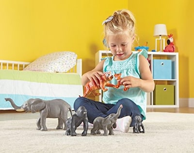 Foto 3 | Recursos De Aprendizaje Sobre Juguetes Jumbo Jungle Animals 6 Animals 2+ - Venta Internacional.