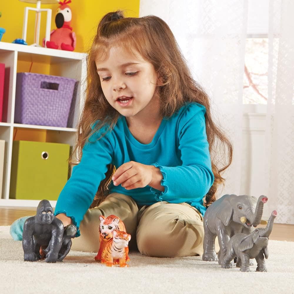 Foto 5 pulgar | Recursos De Aprendizaje Sobre Juguetes Jumbo Jungle Animals 6 Animals 2+ - Venta Internacional.