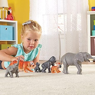 Foto 5 | Recursos De Aprendizaje Sobre Juguetes Jumbo Jungle Animals 6 Animals 2+ - Venta Internacional.