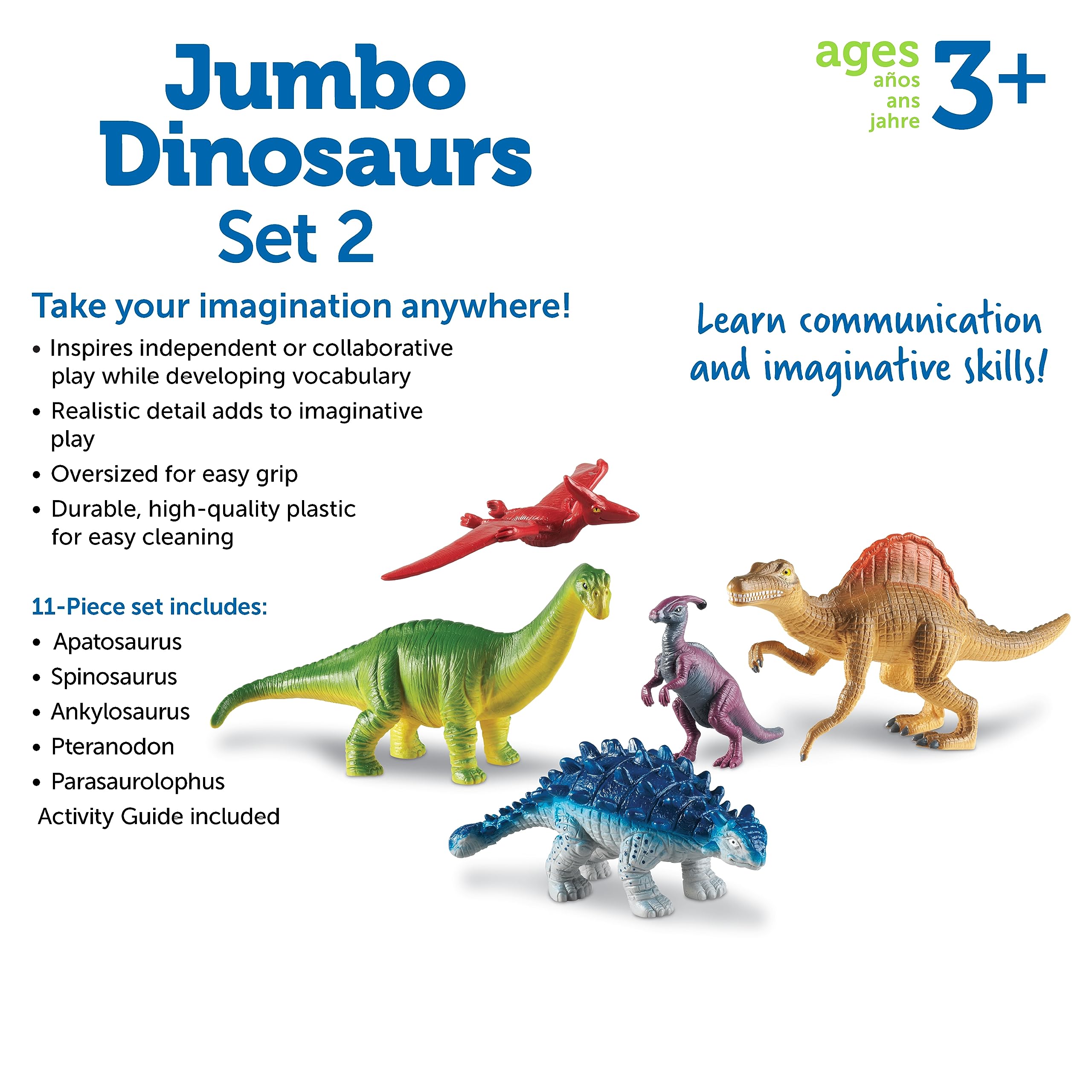 Foto 6 | Figura De Acción Con Forma De Dinosaurio, Juguetes, Recursos De Aprendizaje, Juego Jumbo, 5 - Venta Internacional.