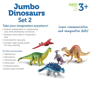 Foto 6 | Figura De Acción Con Forma De Dinosaurio, Juguetes, Recursos De Aprendizaje, Juego Jumbo, 5 - Venta Internacional.