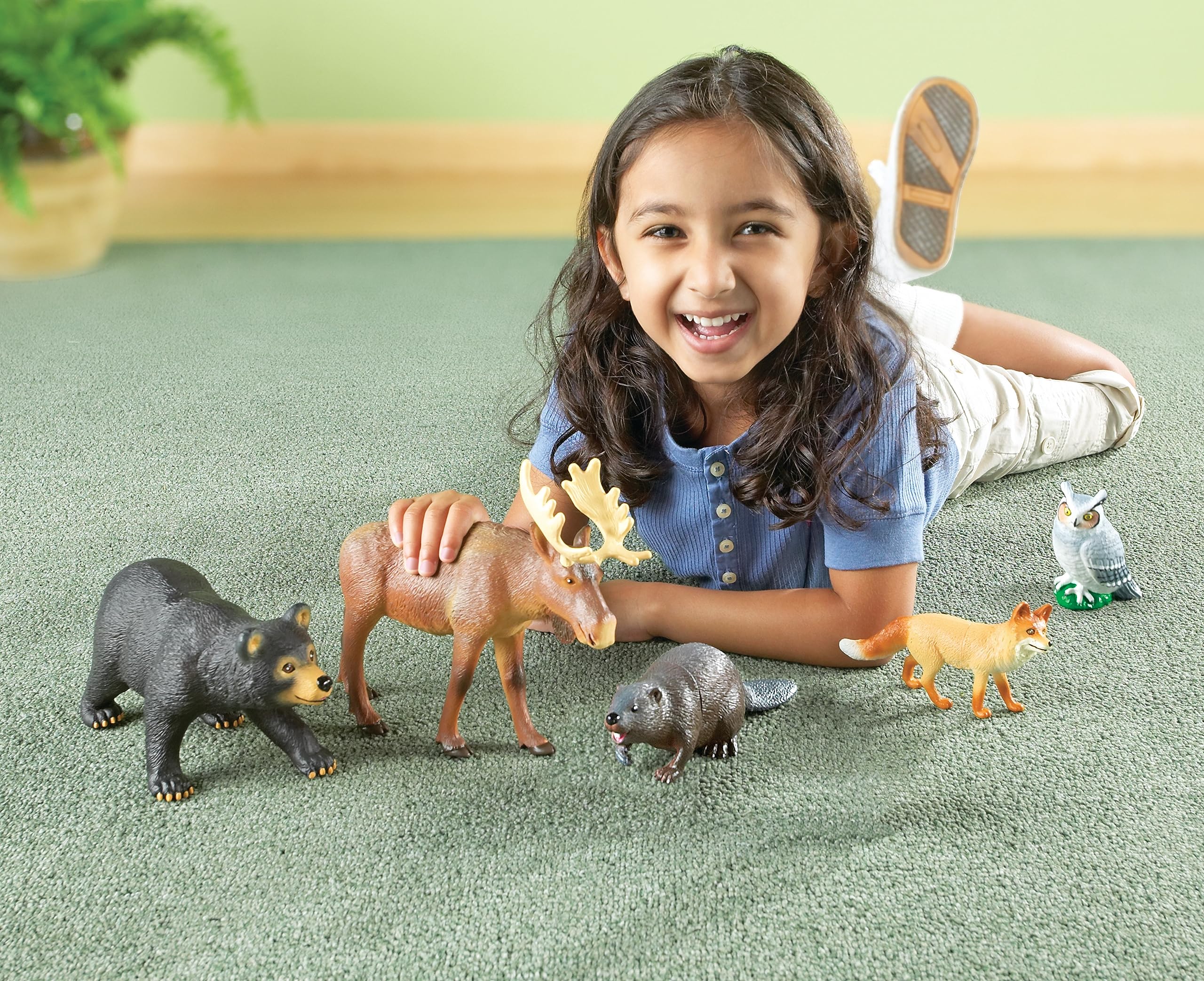 Foto 3 pulgar | Recursos De Aprendizaje De Animales De Juego Simulado Jumbo Forest Durante Más De 3 Años - Venta Internacional.