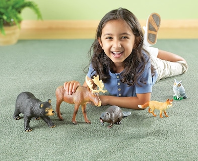 Foto 2 | Recursos De Aprendizaje De Animales De Juego Simulado Jumbo Forest Durante Más De 3 Años - Venta Internacional.