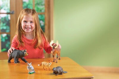 Foto 3 | Recursos De Aprendizaje De Animales De Juego Simulado Jumbo Forest Durante Más De 3 Años - Venta Internacional.