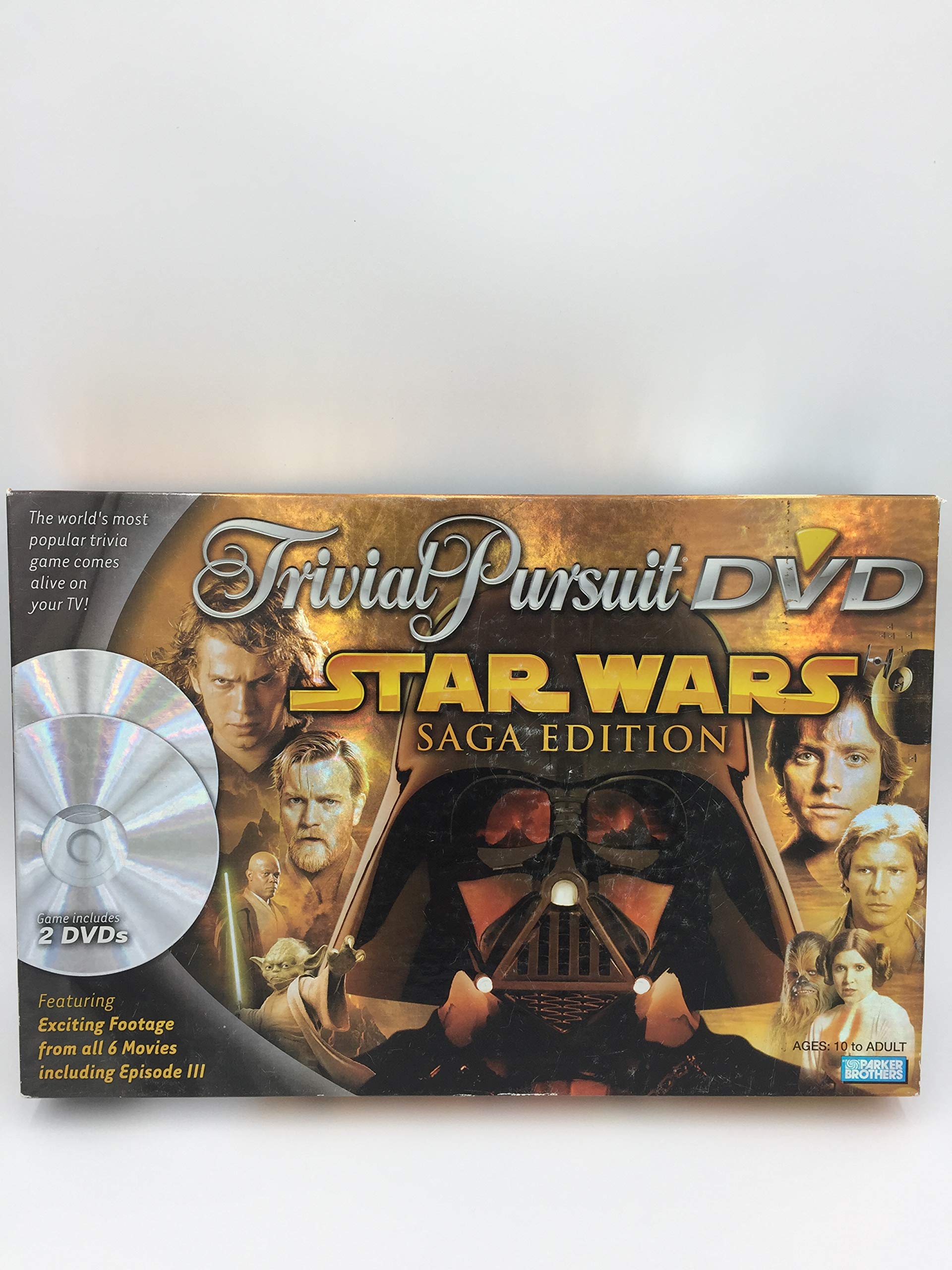 Juego En Dvd Trivial Pursuit Edición Star Wars Saga - Venta Internacional.