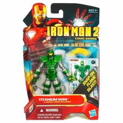 Foto 2 pulgar | Figura De Acción Iron Man 2 Comic Series Titanium Man 10 Cm - Venta Internacional.