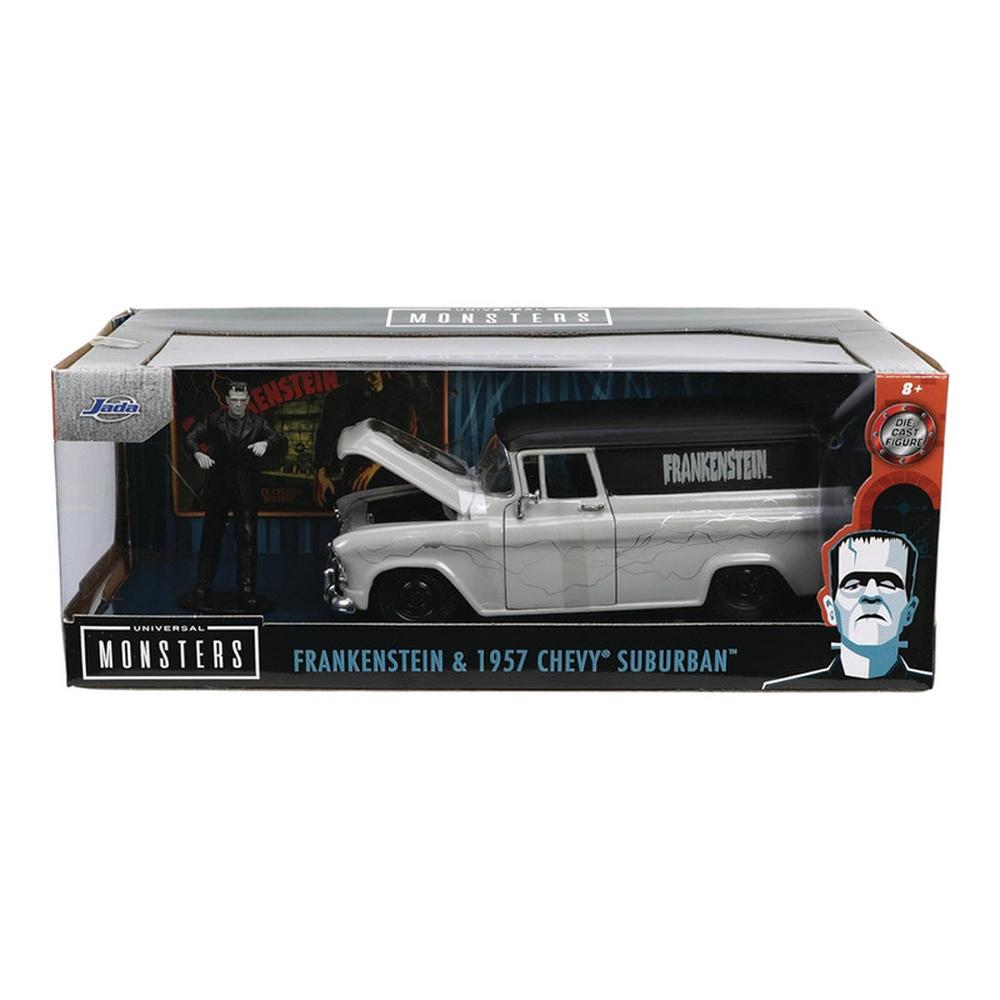 Jada Toys Vehículo Frankenstein 1957 Chevy Suburban Escala 1:24 Monsters