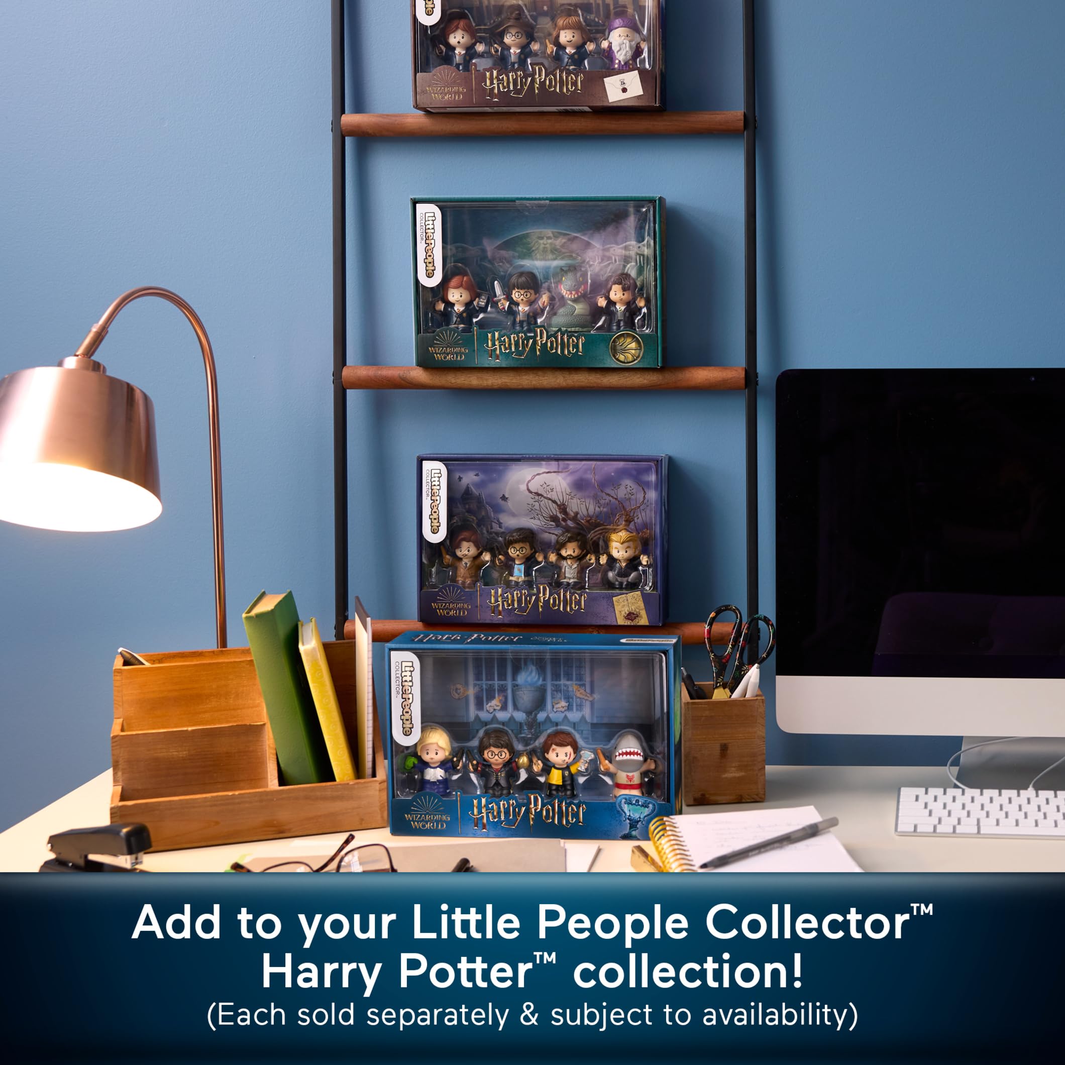 Foto 3 | Set De Figuras Fisher-price Little People Harry Potter Goblet Of - Venta Internacional.