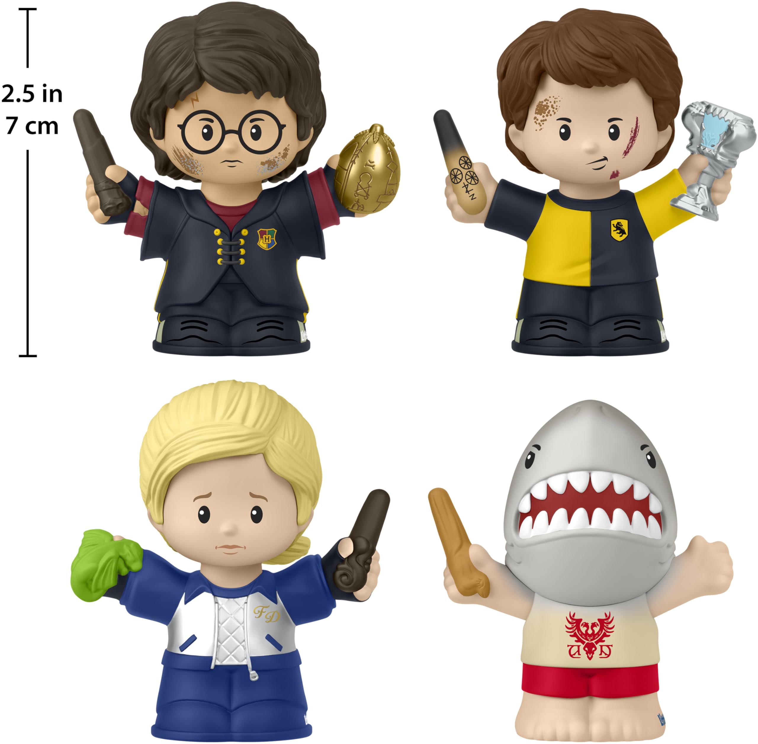 Foto 4 | Set De Figuras Fisher-price Little People Harry Potter Goblet Of - Venta Internacional.