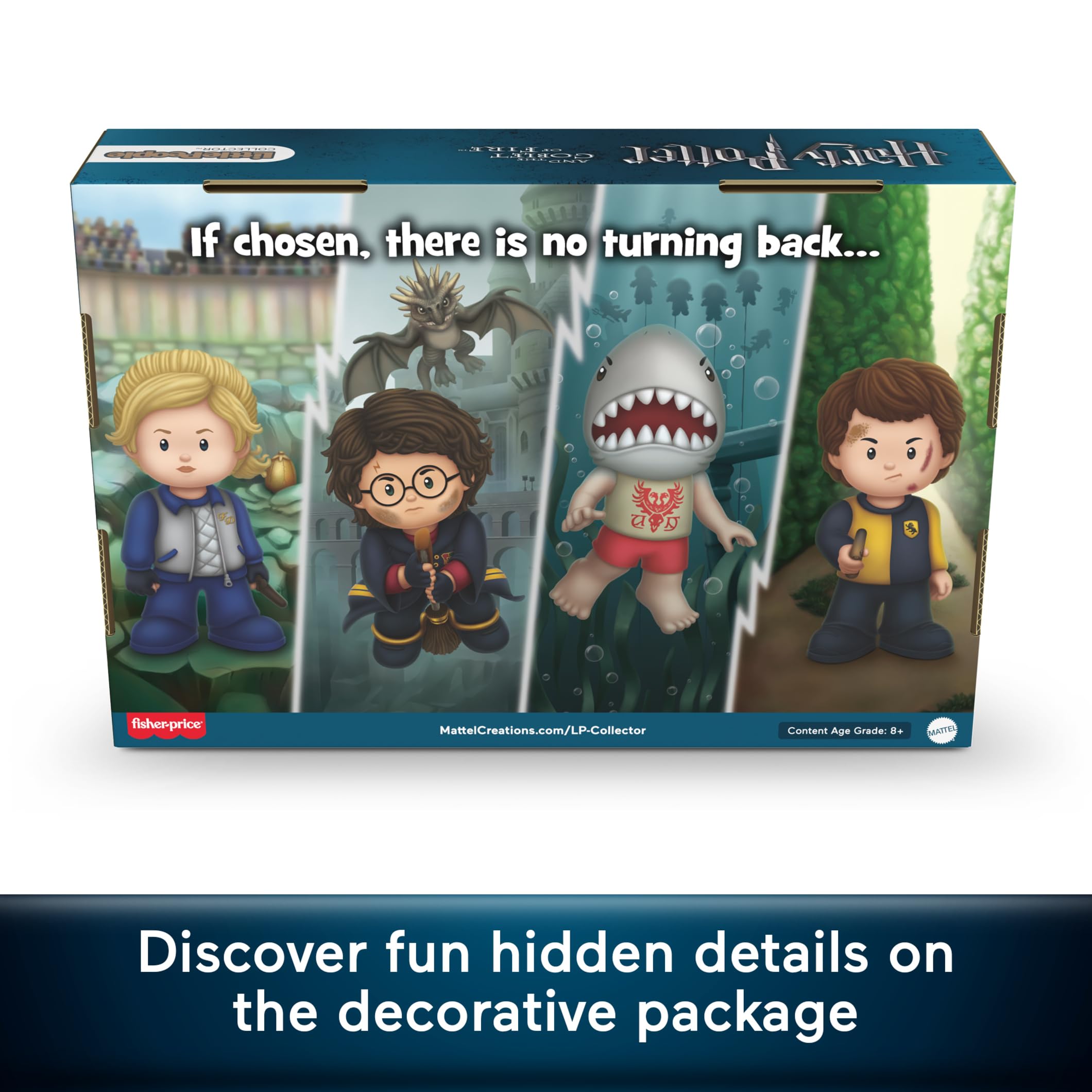 Foto 7 pulgar | Set De Figuras Fisher-price Little People Harry Potter Goblet Of - Venta Internacional.