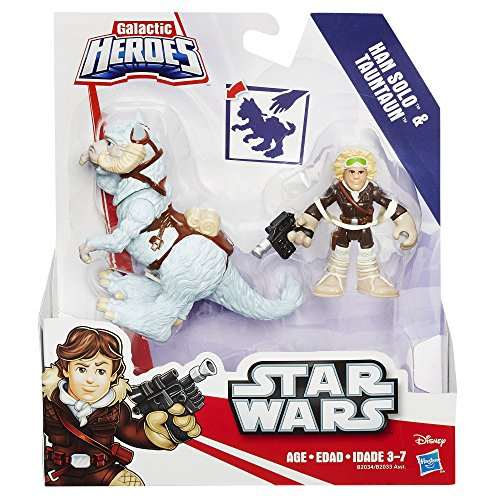 Foto 3 pulgar | Figura Playskool Heroes Star Wars Han Solo Tauntaun - Venta Internacional.