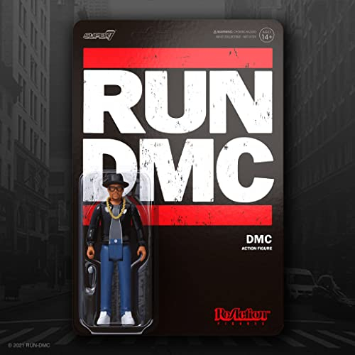 Foto 7 | Figura De Acción Super7 Reaction Run Dmc Darryl Dmc Mcdaniels - Venta Internacional.