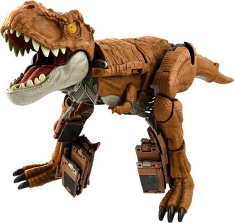 Foto 1 | T-rex 2 En 1 De Toy Mattel Jurassic World Fierce Changers - Venta Internacional.