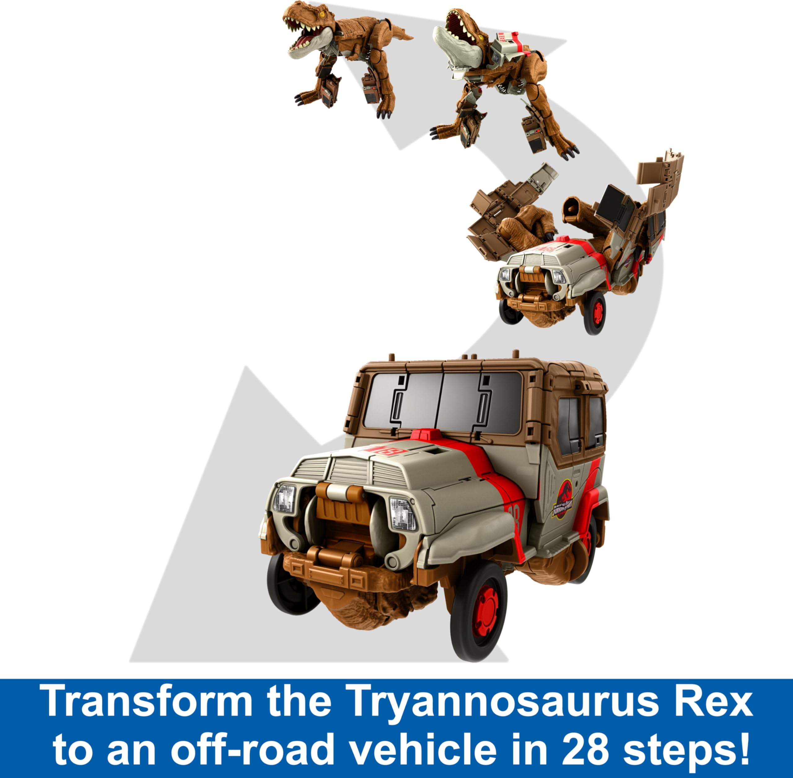 Foto 5 pulgar | T-rex 2 En 1 De Toy Mattel Jurassic World Fierce Changers - Venta Internacional.