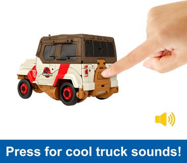 Foto 5 | T-rex 2 En 1 De Toy Mattel Jurassic World Fierce Changers - Venta Internacional.