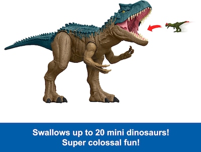 Foto 3 | Figura De Acción Mattel Jurassic World Super Colossal Allosaurus - Venta Internacional.
