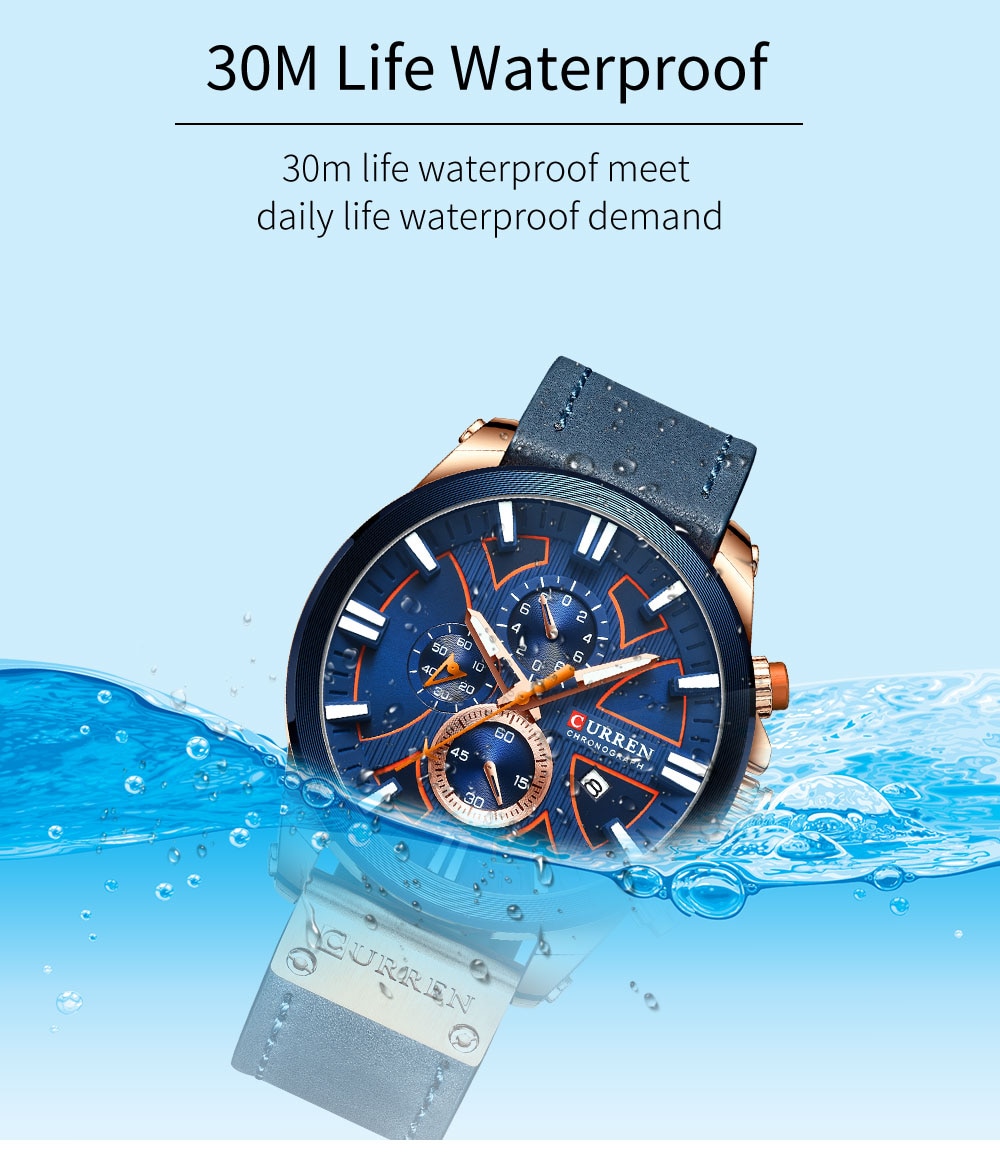 Foto 8 pulgar | Reloj Curren Technos 8346 Para Hombre Con Esfera Azul Y Carcasa De 49 Mm - Venta Internacional.