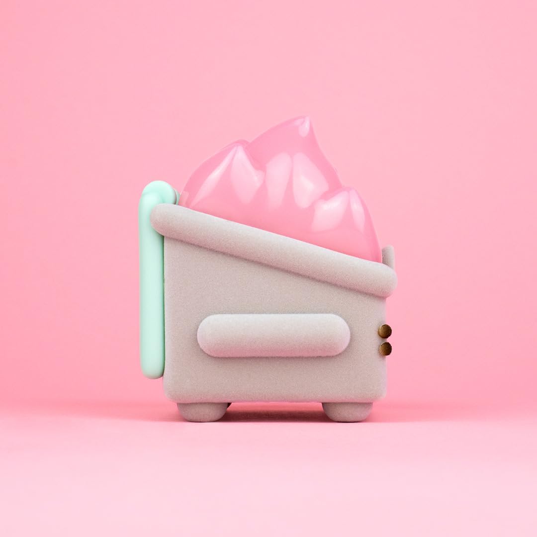 Foto 3 pulgar | Figura De Vinilo 100% Suave Pusheen Dumpster Fire Con Cuerpo Flocado - Venta Internacional.