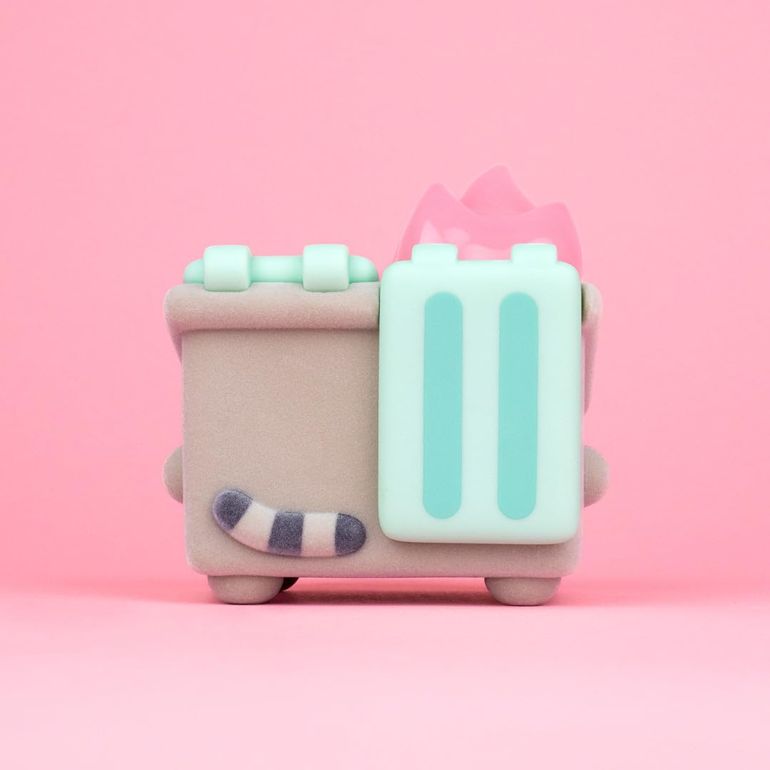 Foto 5 pulgar | Figura De Vinilo 100% Suave Pusheen Dumpster Fire Con Cuerpo Flocado - Venta Internacional.