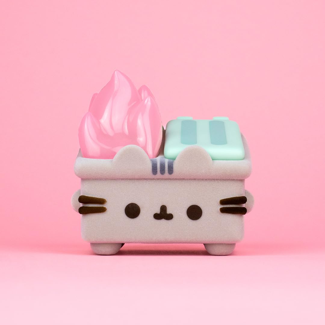Foto 8 pulgar | Figura De Vinilo 100% Suave Pusheen Dumpster Fire Con Cuerpo Flocado - Venta Internacional.