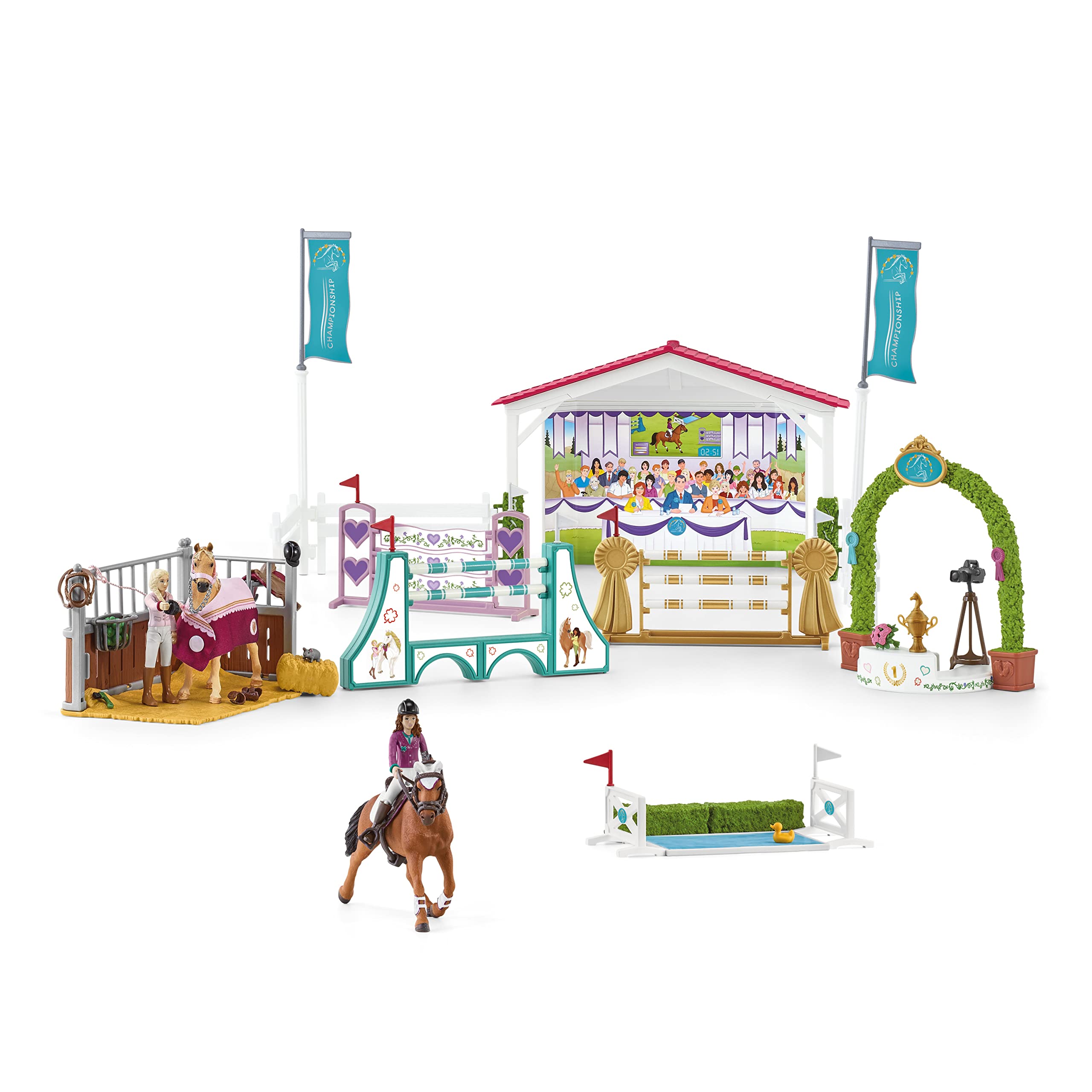 Foto 2 pulgar | Torneo De Caballos Friendship Horse Club Playset Schleich Horse Club - Venta Internacional.