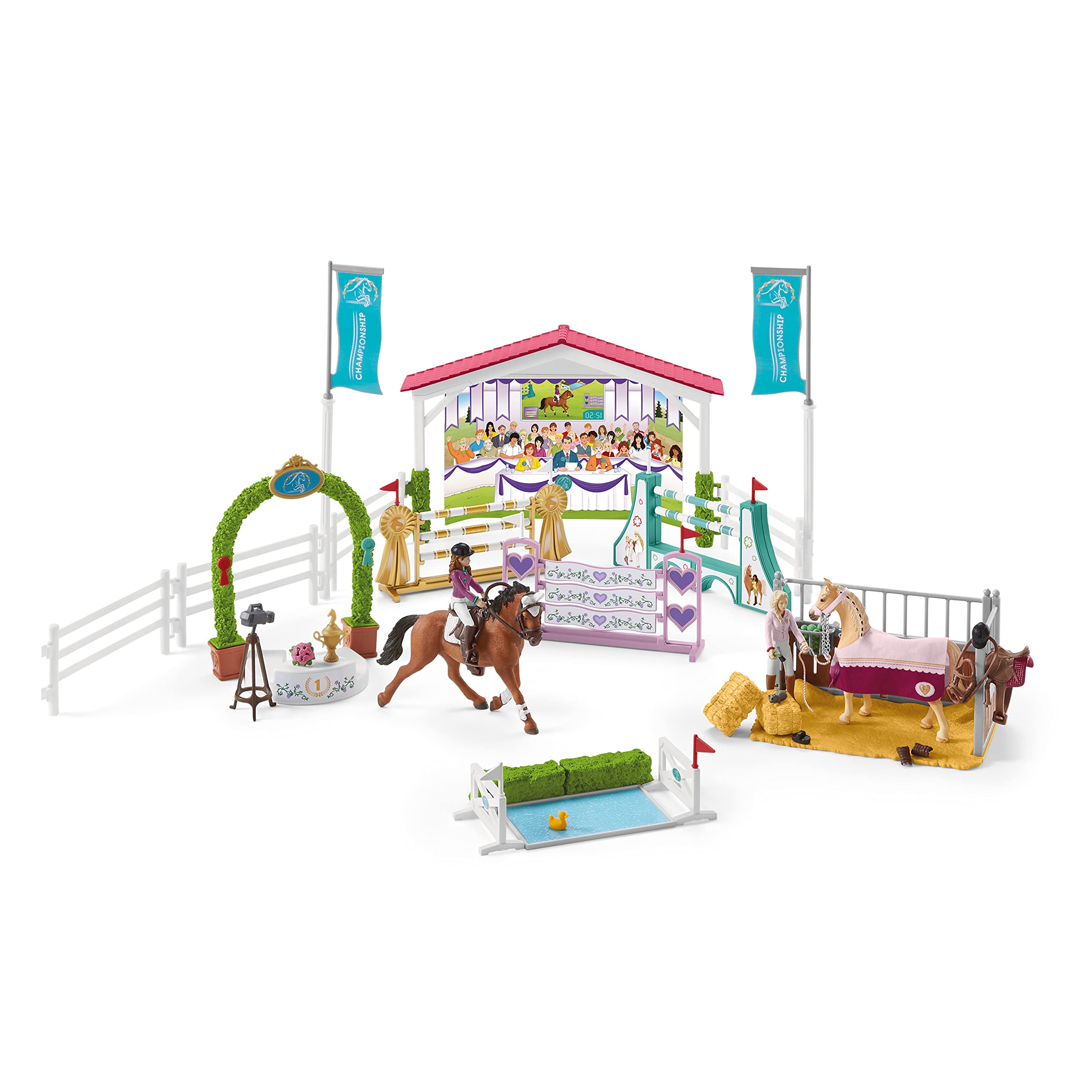 Foto 6 pulgar | Torneo De Caballos Friendship Horse Club Playset Schleich Horse Club - Venta Internacional.