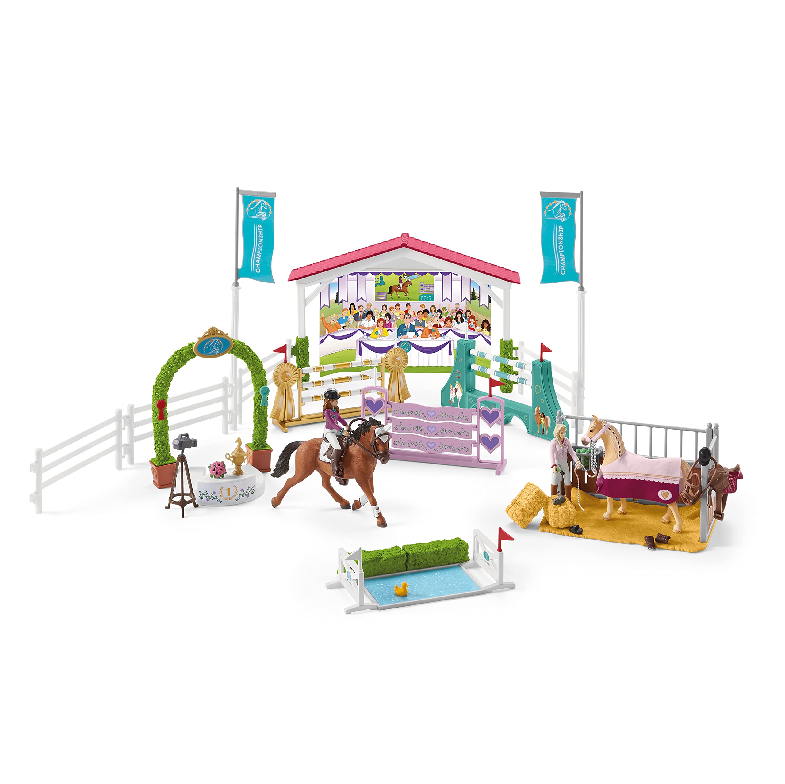 Foto 7 pulgar | Torneo De Caballos Friendship Horse Club Playset Schleich Horse Club - Venta Internacional.
