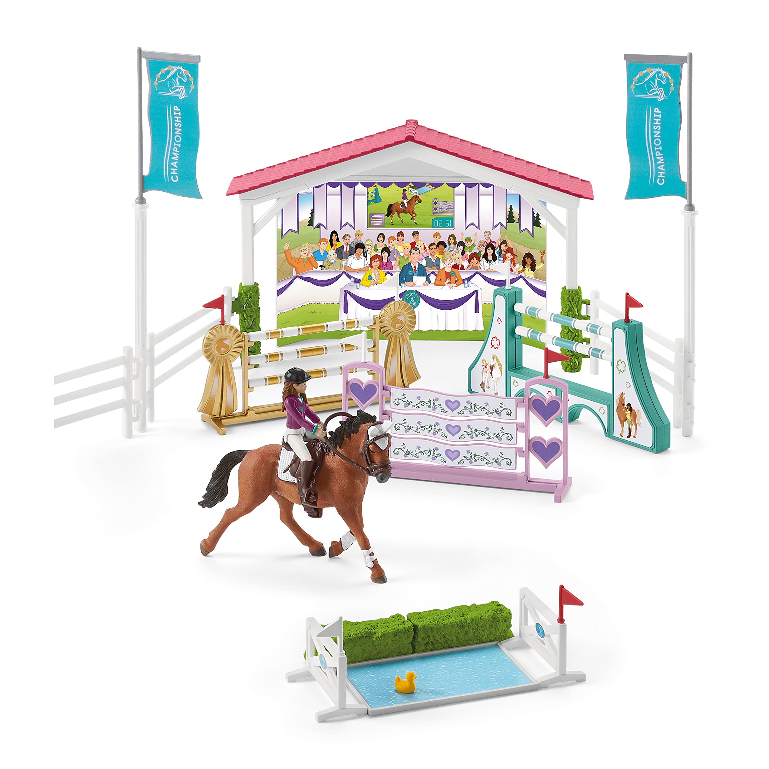 Foto 8 pulgar | Torneo De Caballos Friendship Horse Club Playset Schleich Horse Club - Venta Internacional.