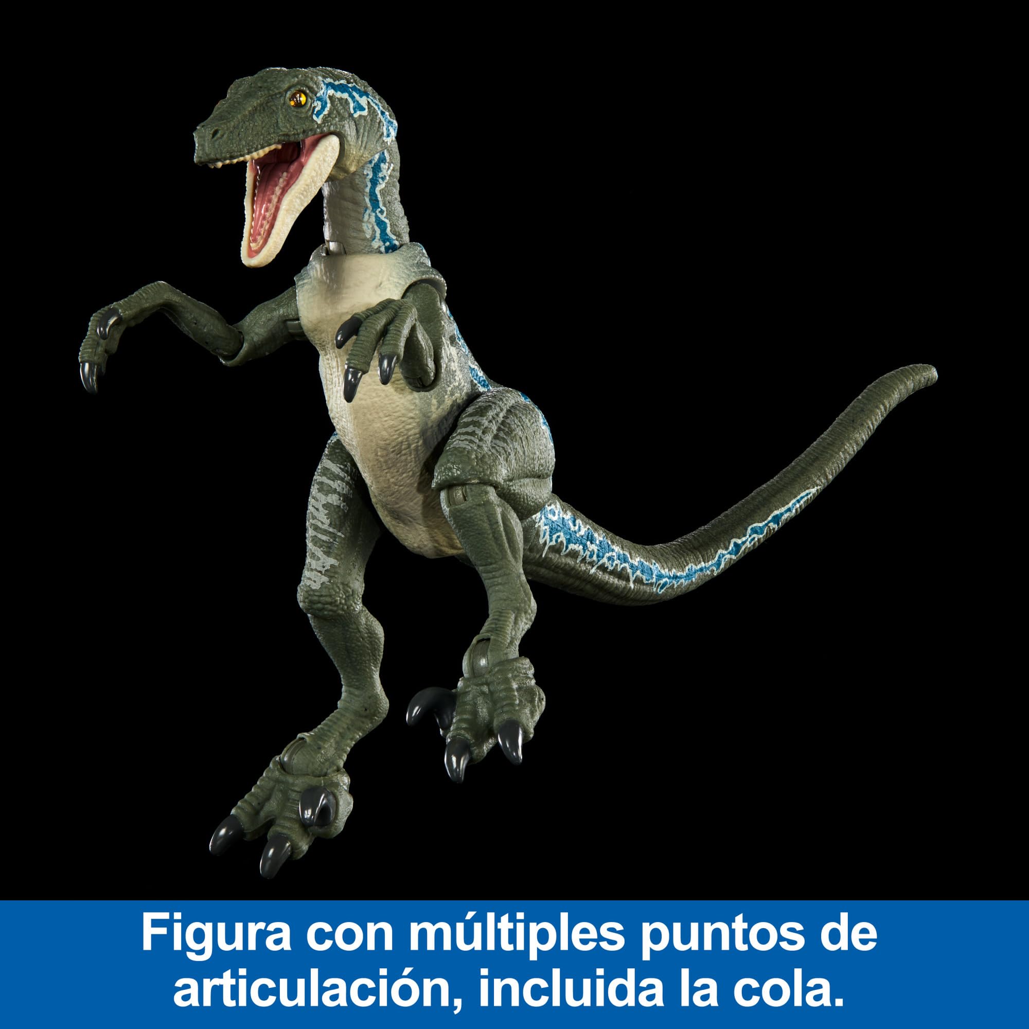 Foto 4 pulgar | Figura De Acción Mattel Jurassic World Hammond Collection Azul - Venta Internacional.