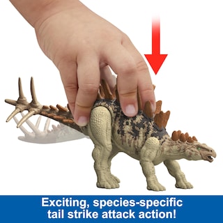 Foto 2 | Dinosaurio De Juguete Mattel Jurassic World Strike Attack Tuojiangosaurus - Venta Internacional.