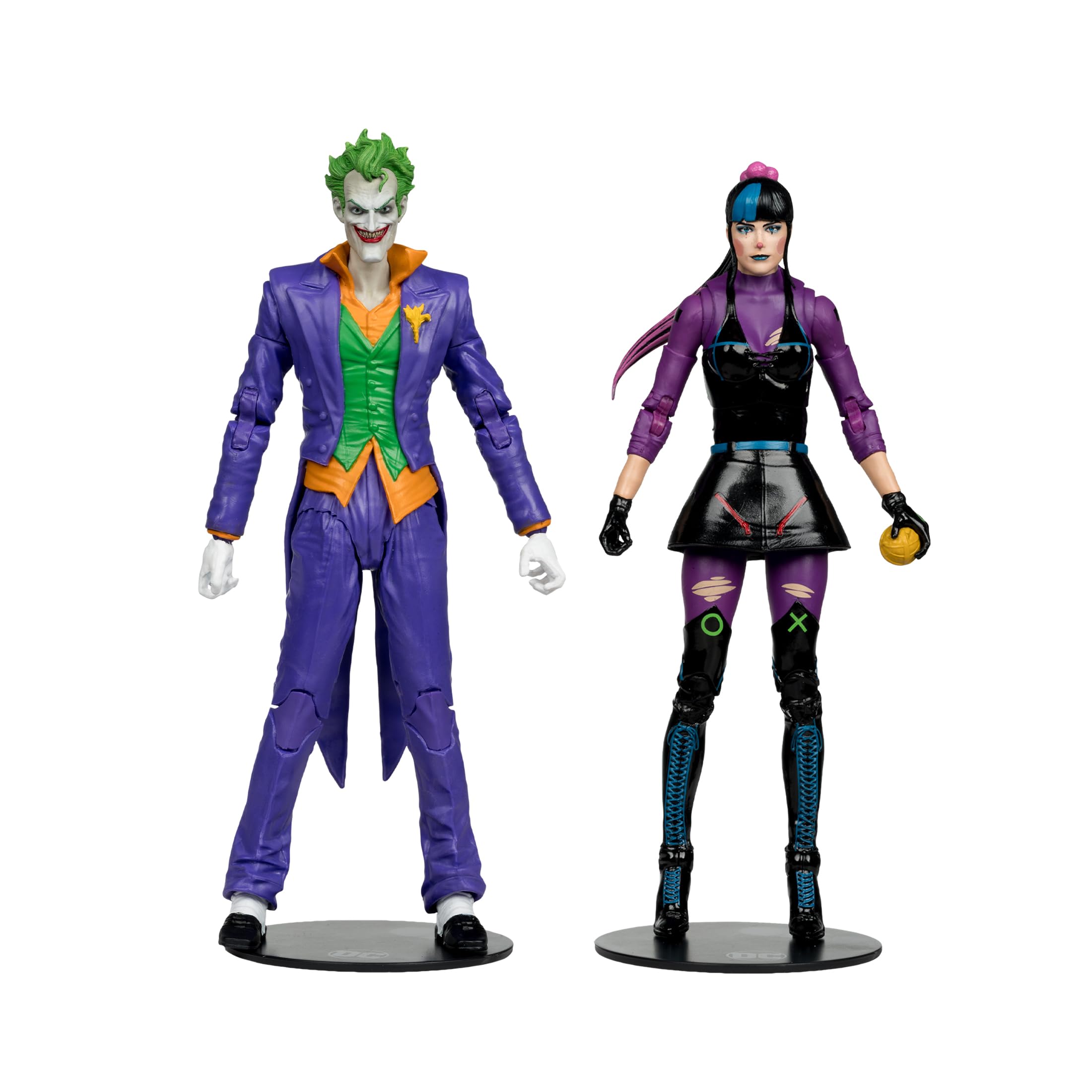 Foto 3 pulgar | Pack De 2 Figuras De Acción Mcfarlane Toys Dc Multiverse Joker - Venta Internacional.