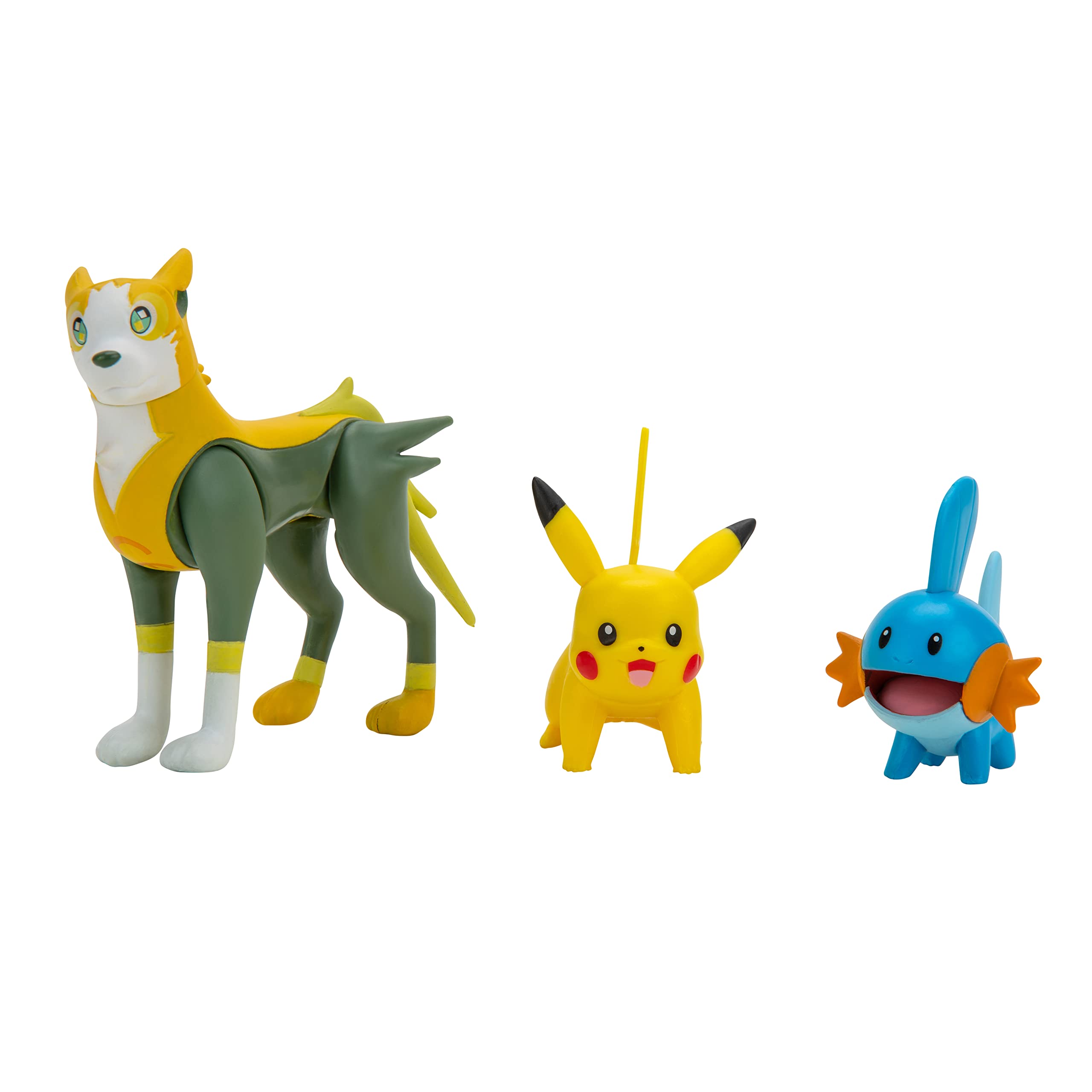 Set De Figuras De Acción Pokémon Pikachu Mudkip Boltund Battle - Venta Internacional.