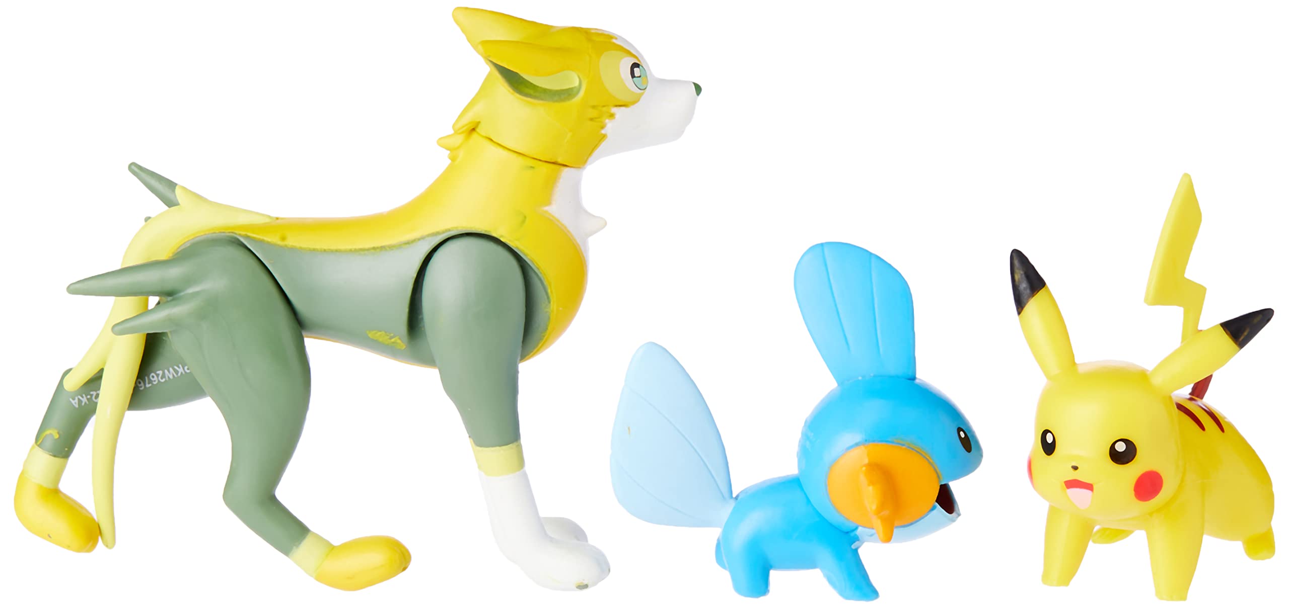 Foto 4 pulgar | Set De Figuras De Acción Pokémon Pikachu Mudkip Boltund Battle - Venta Internacional.